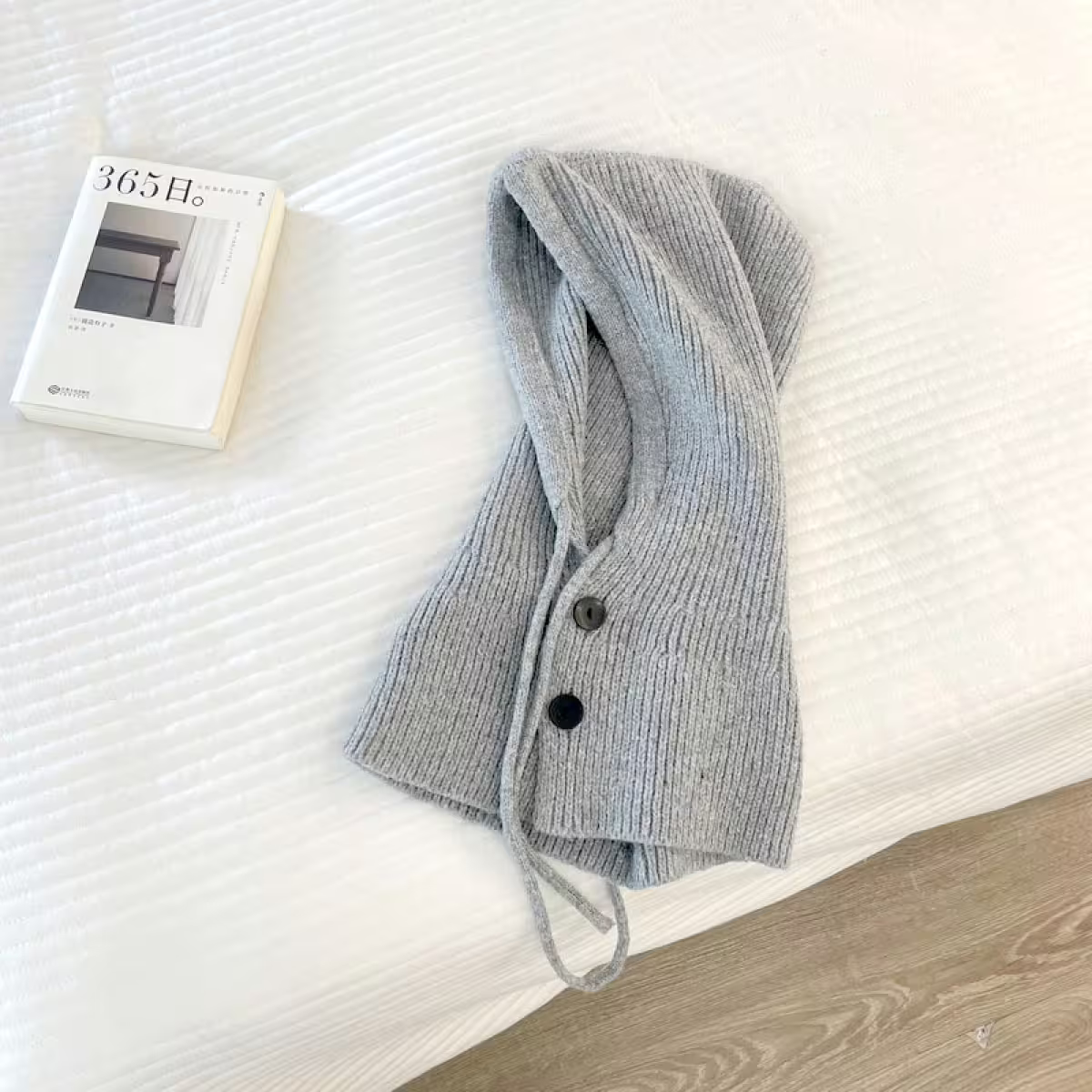 巴拉克拉法帽&times;毛帽&times;灰色-第3張