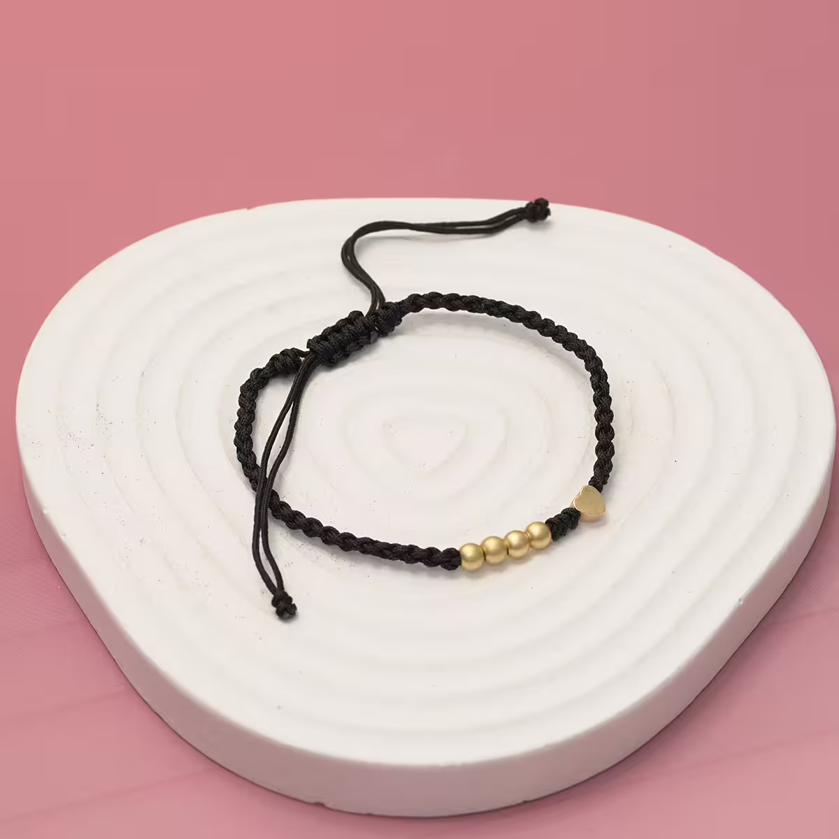 真心&times;黑繩&times;抽繩手鍊-第1張