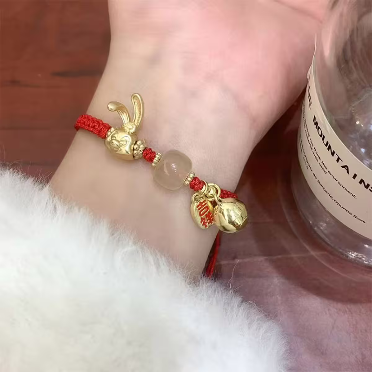 吉祥如意小兔&times;抽繩手鍊-第6張