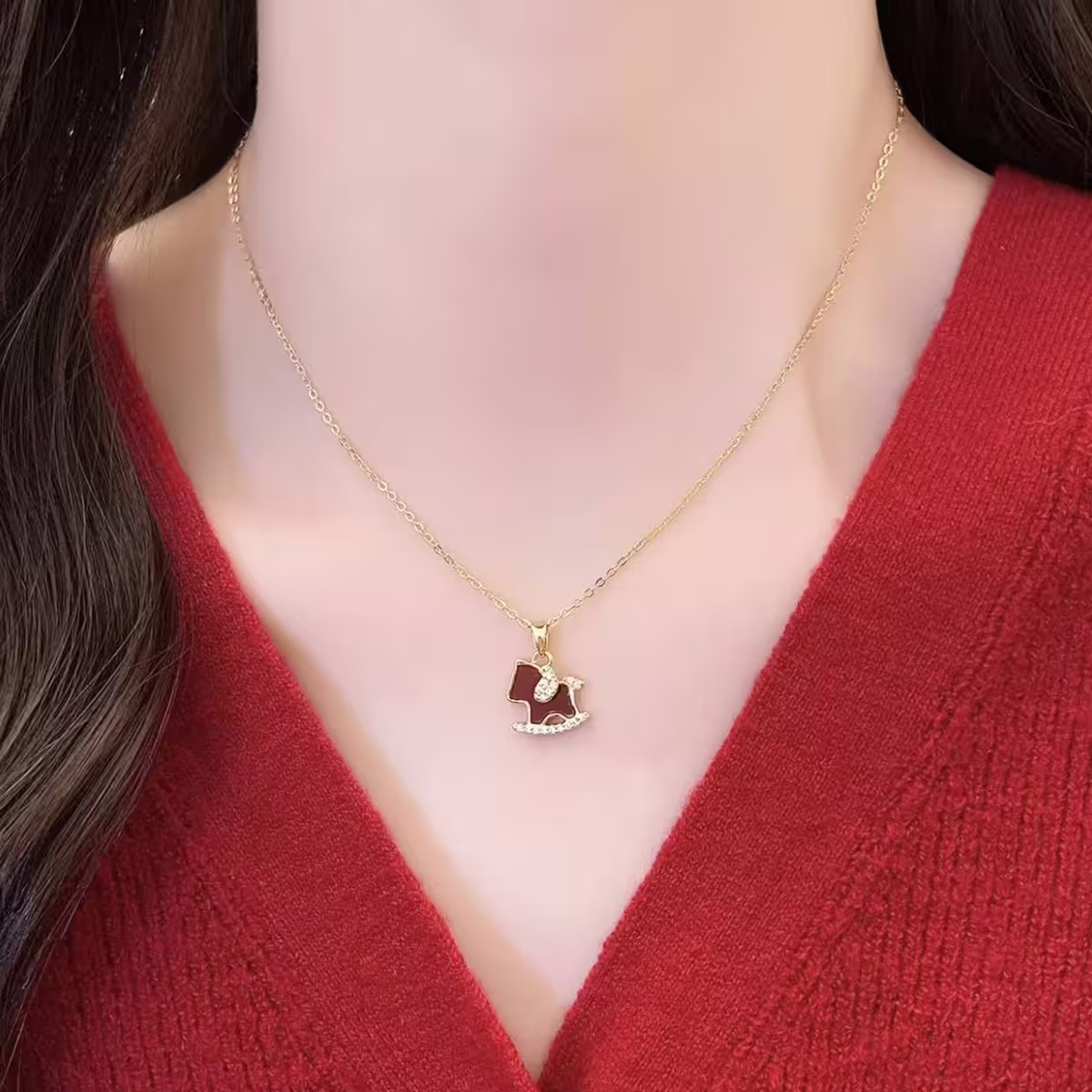 紅運飛馬&times;鎖骨項鍊-第5張