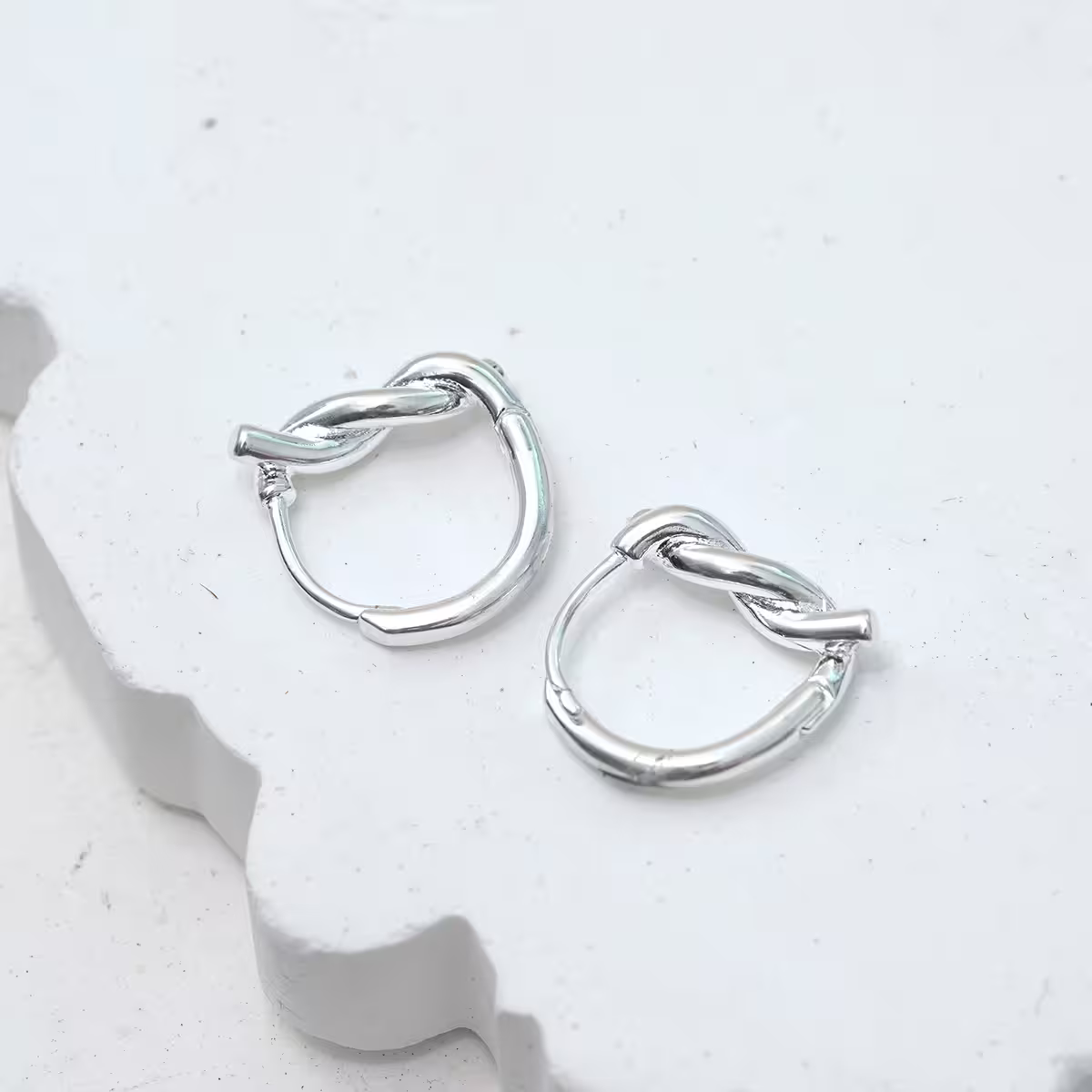 925銀針&times;打結纏繞&times;耳扣-第1張