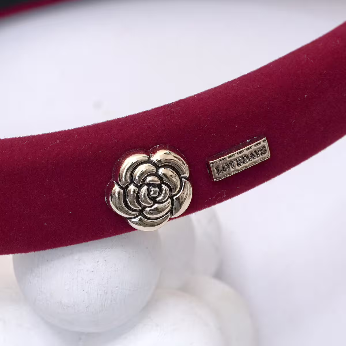 紅絲絨玫瑰&times;髮箍-第4張