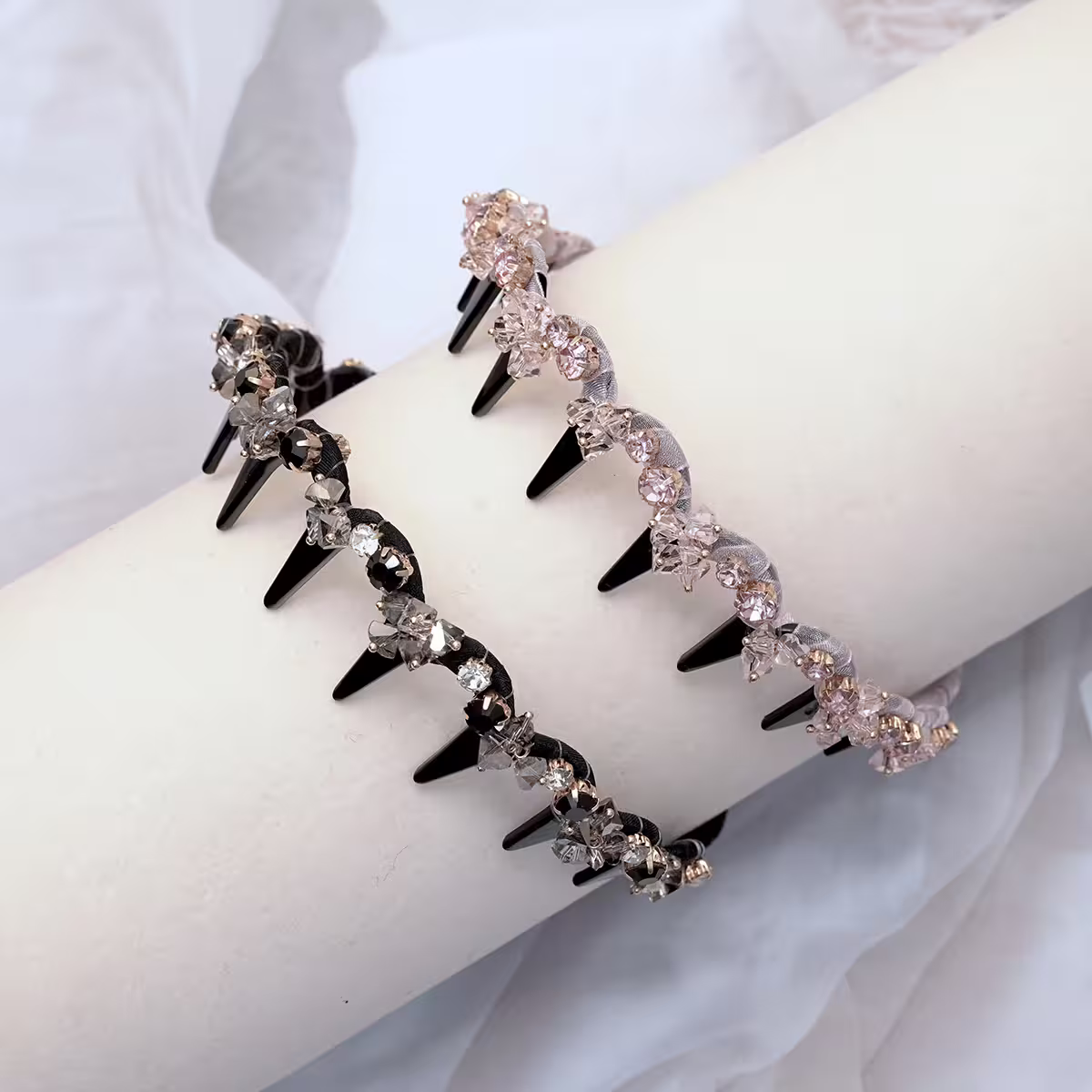 華麗水晶&times;抓髮髮箍&times;共二色-第3張