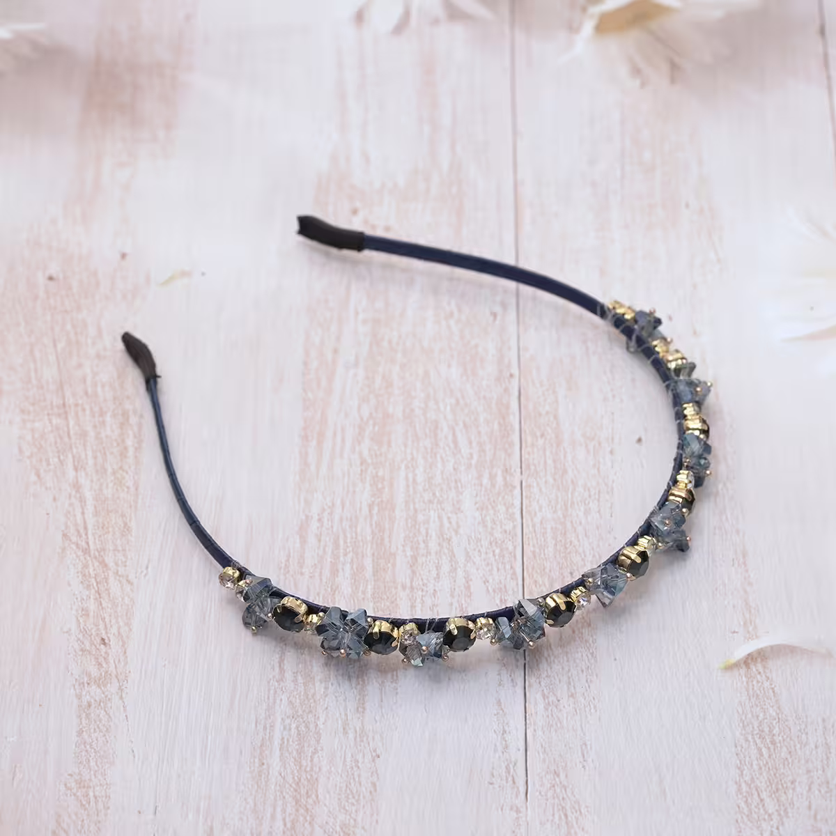 法式輕奢水晶&times;髮箍&times;共三色-第4張