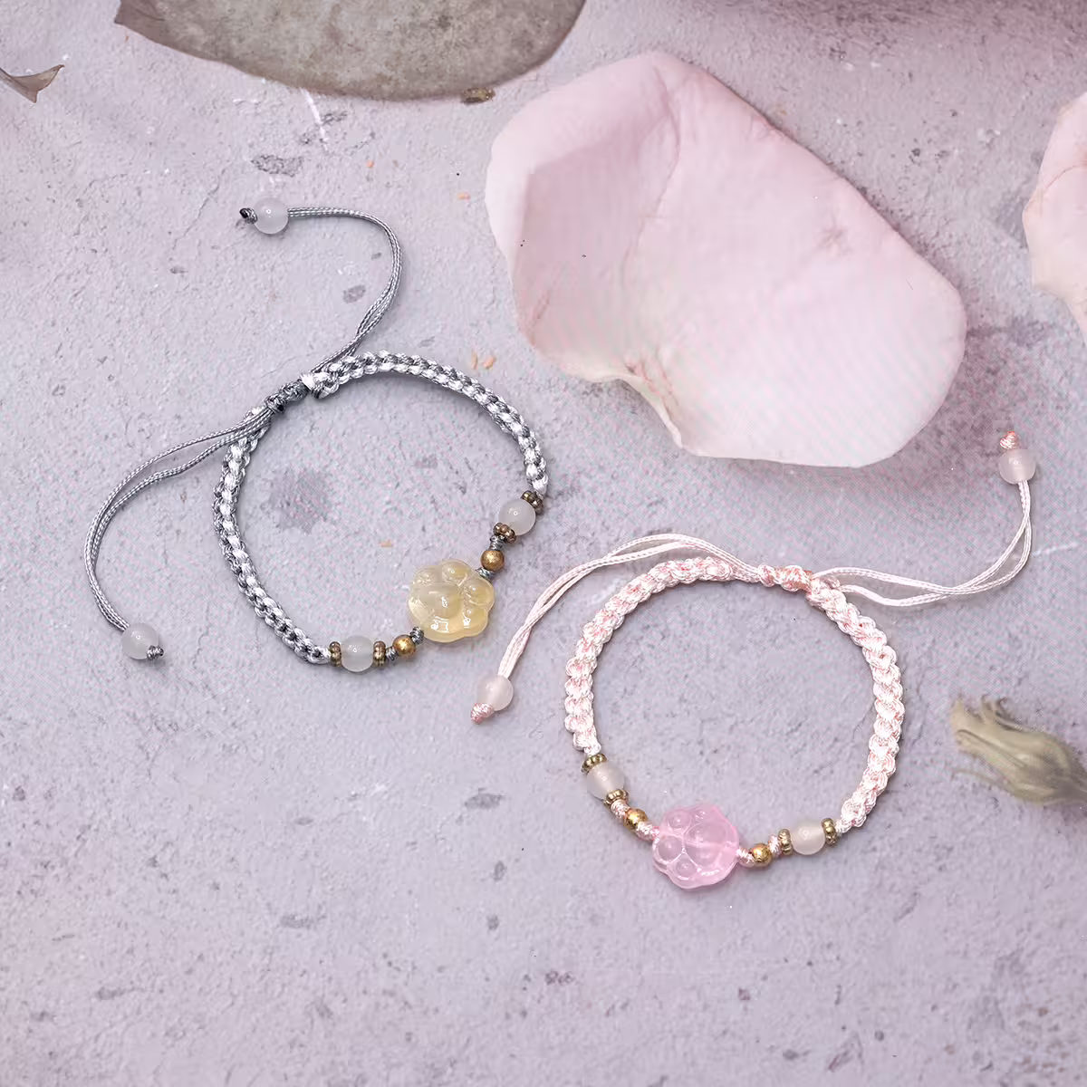 萌貓小手手&times;抽繩手鍊&times;共二色-第1張