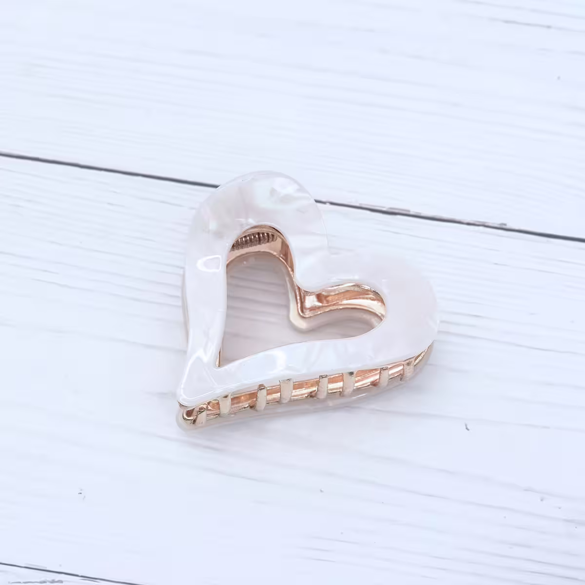 心型幻彩醋酸&times;鯊魚夾&times;共三色-第3張