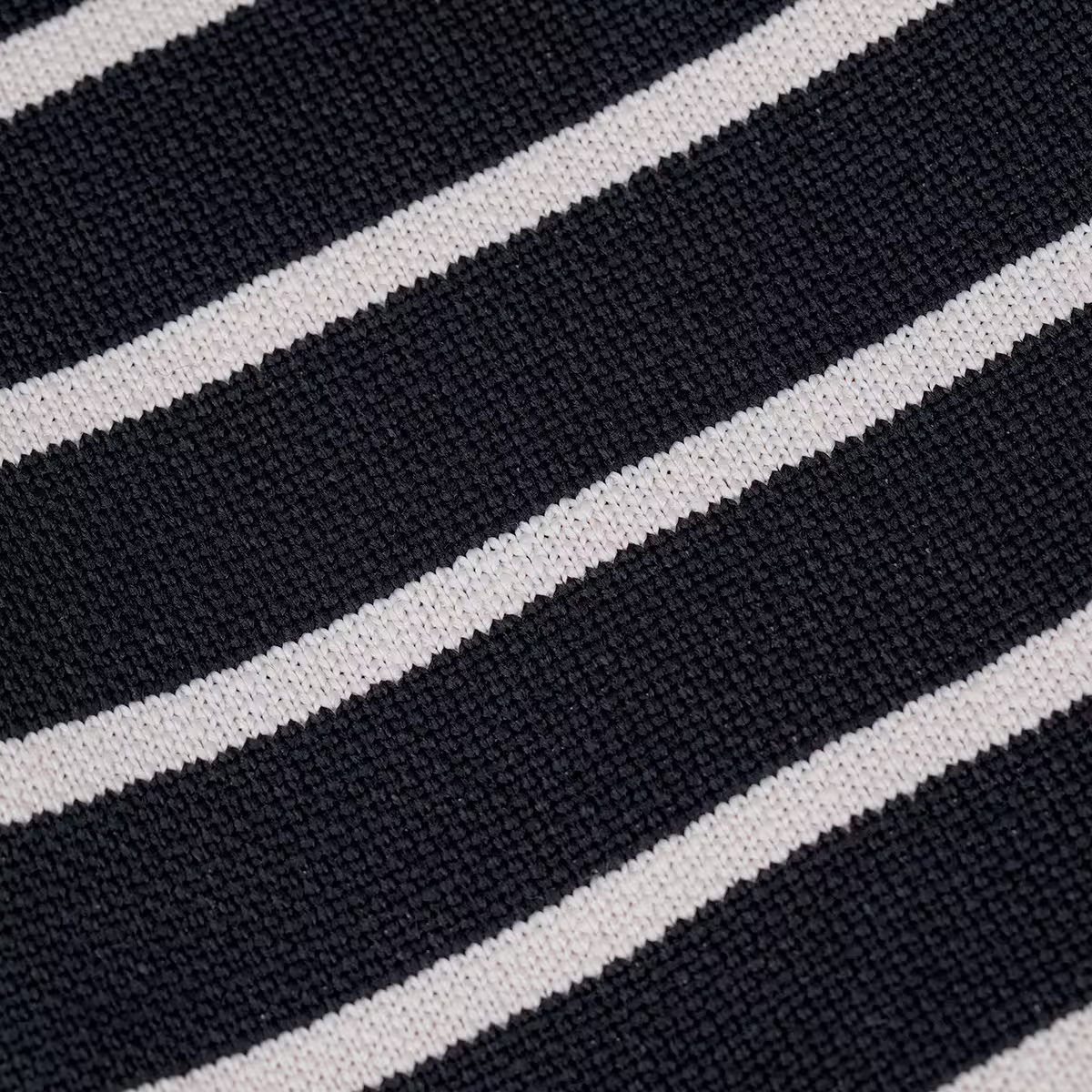 黑線條紋&times;針織手提袋-第5張