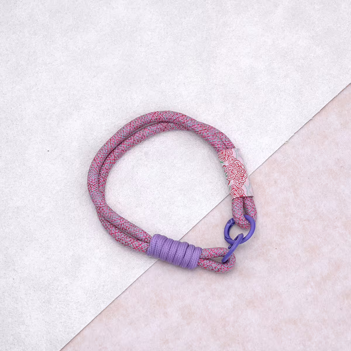 雙線古風祥雲&times;手機腕帶掛繩&times;洋紫-第3張