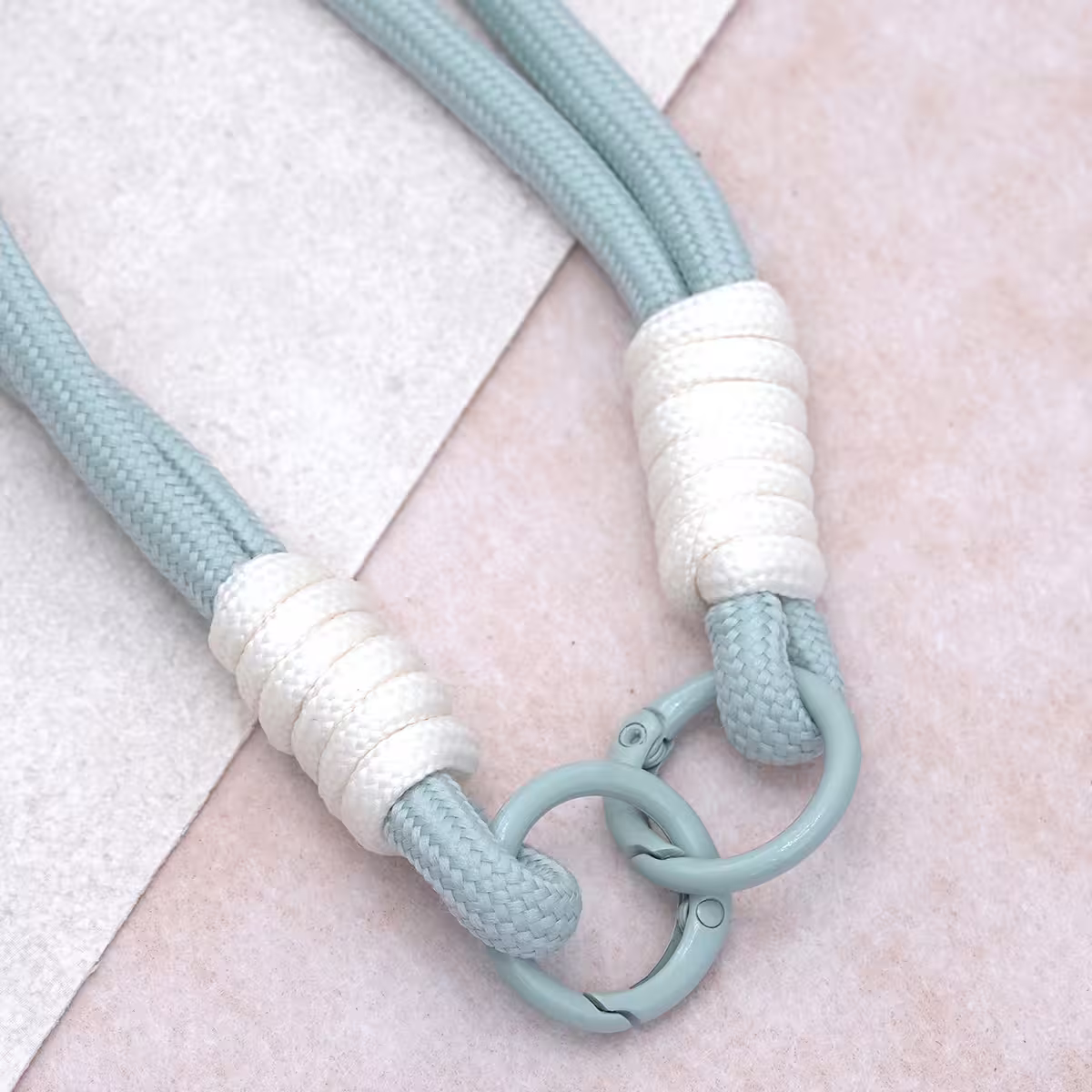 雙線素繩&times;手機腕帶掛繩&times;藍色-第4張