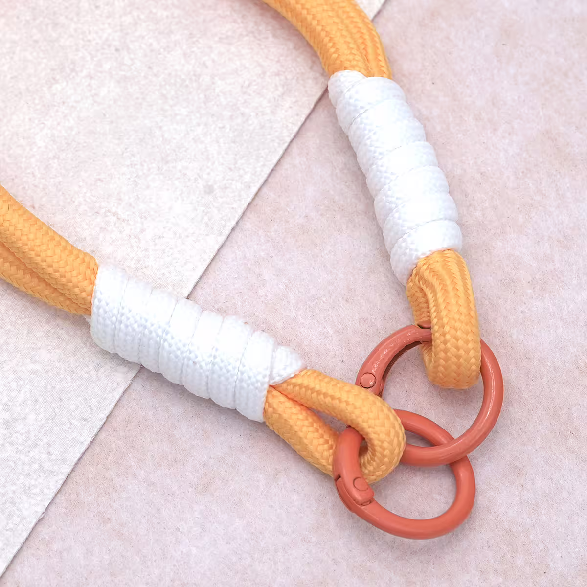 雙線素繩&times;手機腕帶掛繩&times;橘黃-第4張