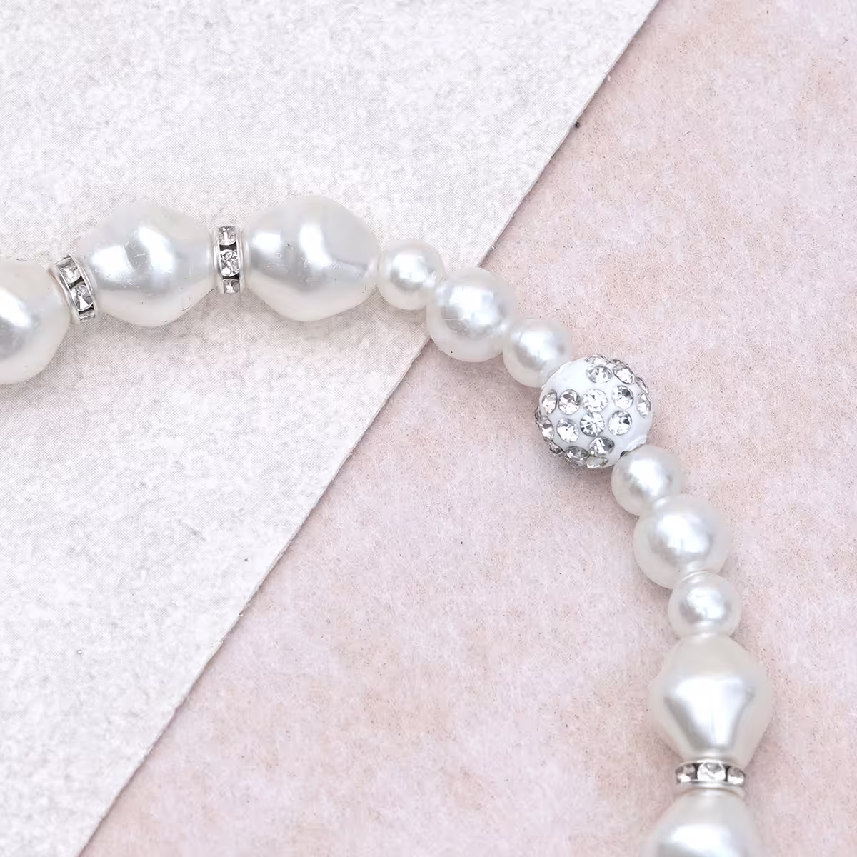 香巴拉球珍珠蝴蝶結&times;手機腕帶掛繩-第4張