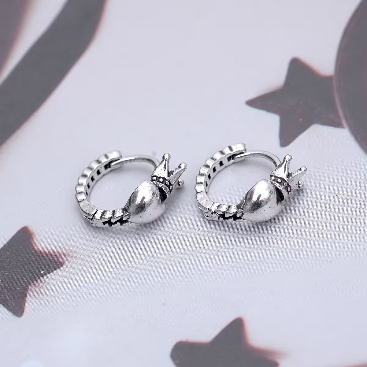 復古愛心皇冠&times;耳扣-第4張