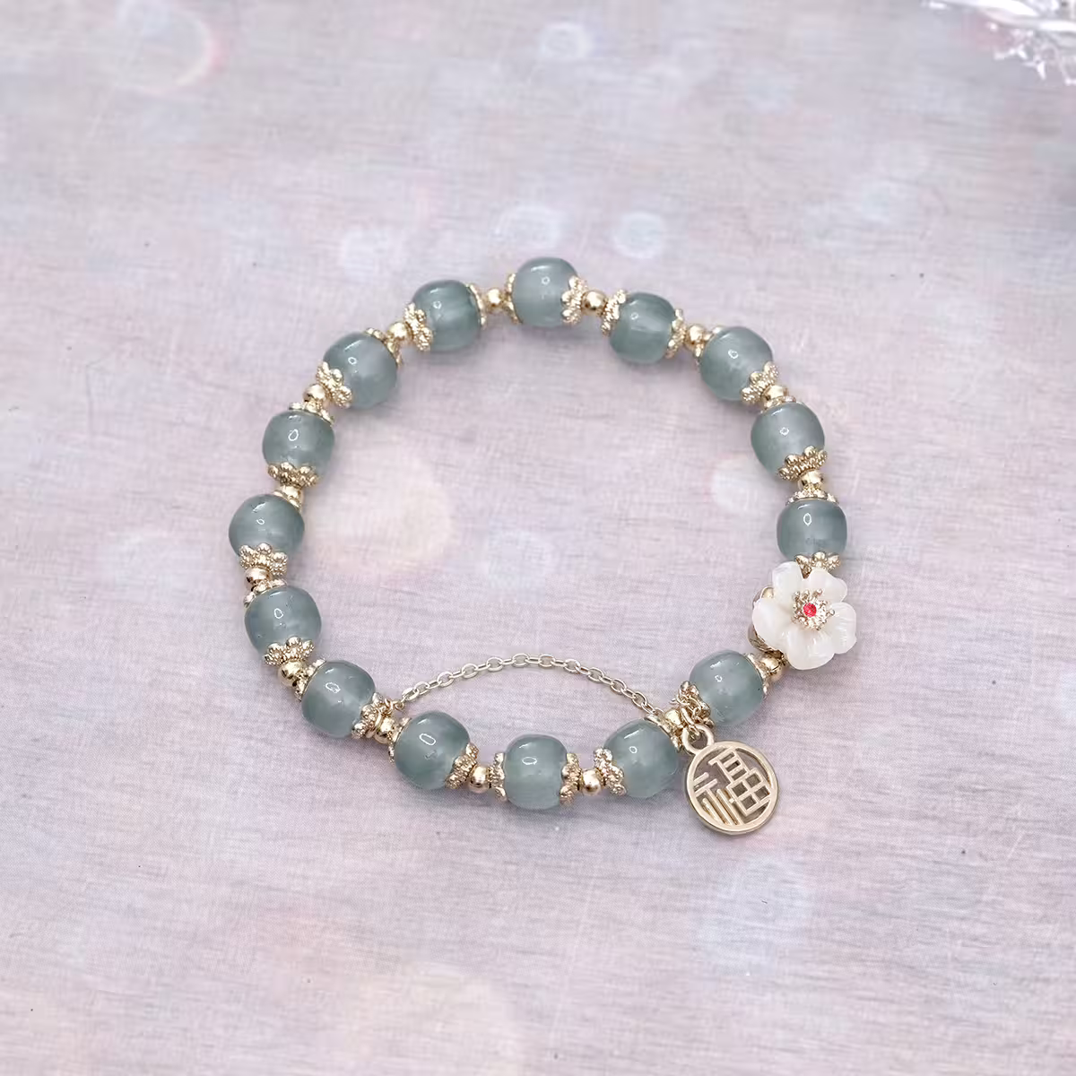 福上添花&times;固定式串珠手鍊-第2張