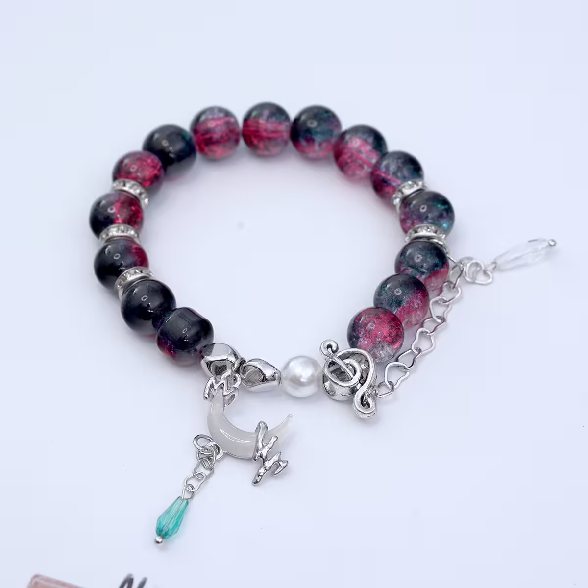 月光奏鳴曲&times;固定式串珠手鍊-第2張