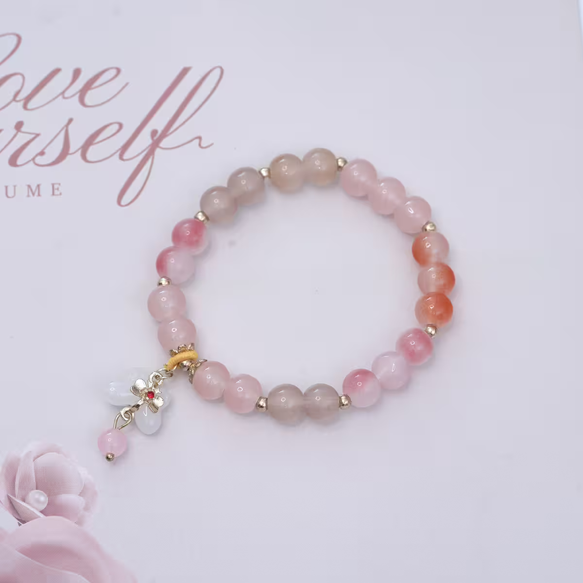 粉黛蝶語&times;固定式串珠手鍊-第1張