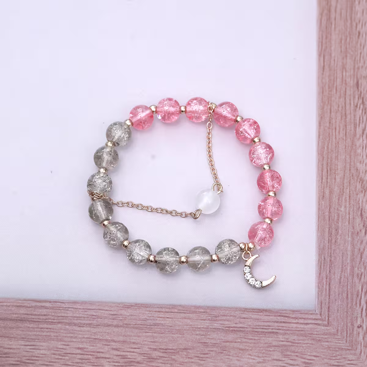 暮月與櫻&times;固定式串珠手鍊-第1張