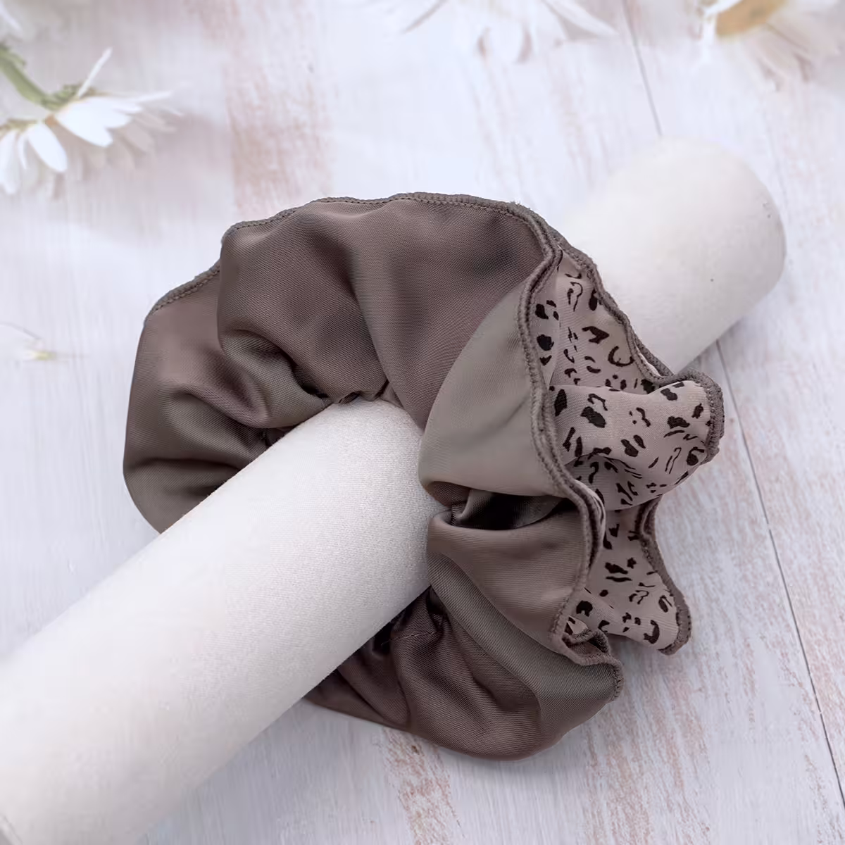 豹紋緞布&times;大腸髮束-第3張