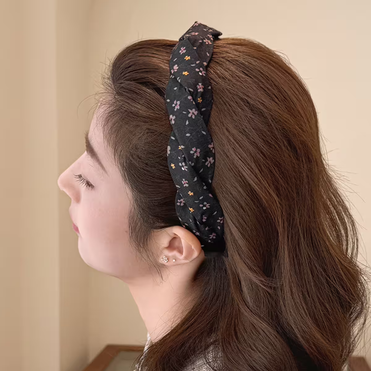 小碎花交叉編織&times;髮箍&times;共二色-第6張