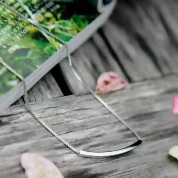 925銀飾×微笑曲線×鎖骨項鍊