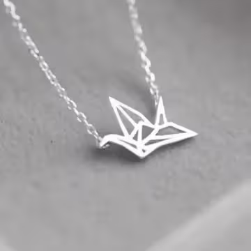 925銀飾×千紙鶴×鎖骨項鍊