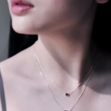 925銀飾×雙層方塊×雙層鎖骨項鍊.avif
