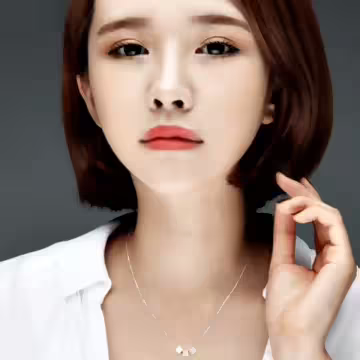 925銀飾×三立方塊×鎖骨項鍊