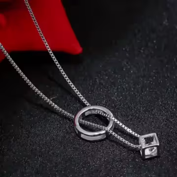 925銀飾×圓環魔方×鎖骨項鍊
