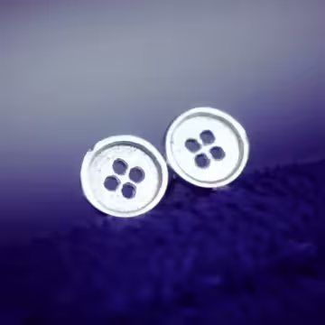 925銀針×鈕釦×耳針