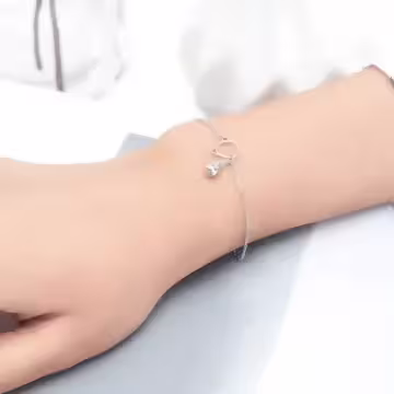 925銀飾×貓咪鈴鐺×手鍊