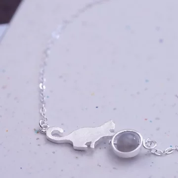925銀飾×貓咪轉珠×手鍊.avif