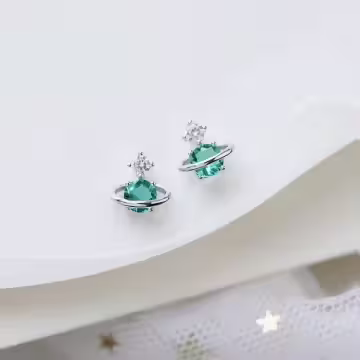 925銀針×綠晶小行星 ×耳針