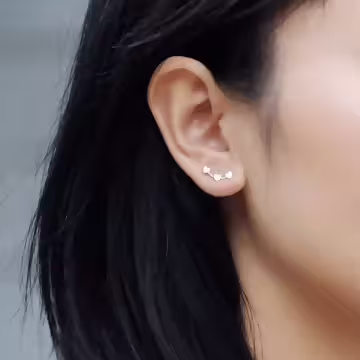 925銀針×心心相連×耳針