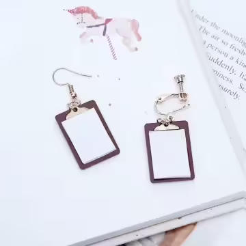 可以寫字的筆記本×單邊螺旋耳夾