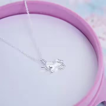 925銀飾×獨角獸小馬×鎖骨項鍊