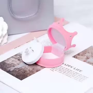 小皇冠×適用戒指/小耳釘×絨布盒