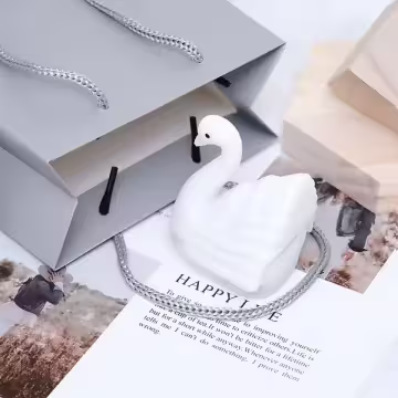 白天鵝×適用戒指/小耳釘×絨布盒