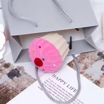 杯子蛋糕×適用戒指/小耳釘×絨布盒