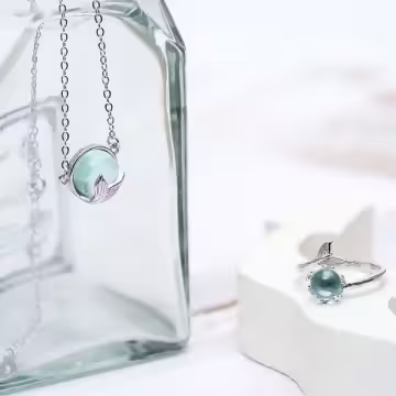 925銀飾×人魚泡泡×鎖骨項鍊