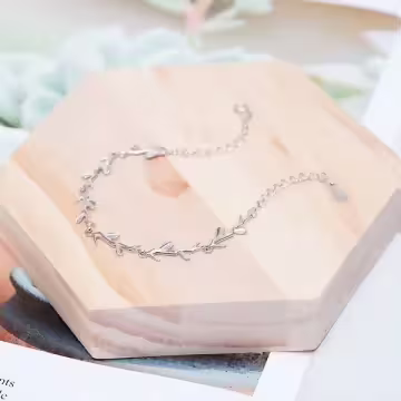 925銀飾×森林枝芽×手鍊