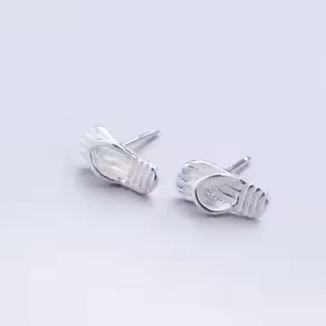 925銀針×人字夾腳拖鞋×耳針