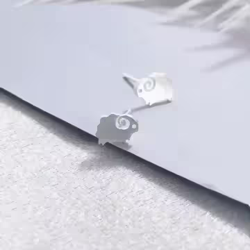 925銀針×小綿羊×耳針
