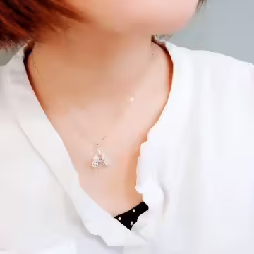 925銀飾×愛的南瓜馬車×鎖骨項鍊