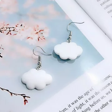 雲朵飄飄×吊墜耳勾×棉花白.avif