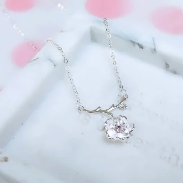 925銀飾×粉櫻之戀×鎖骨項鍊.avif