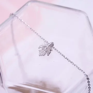 925銀飾×一片楓葉×鎖骨項鍊.avif