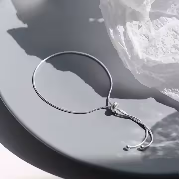 925銀飾×蛇骨抽拉繩垂線×手鍊