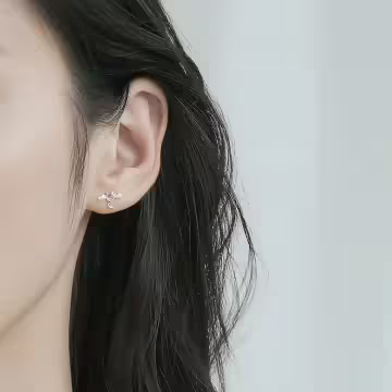 925銀針×心中的小惡魔×耳針