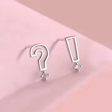 925銀針×驚嘆問號×耳針