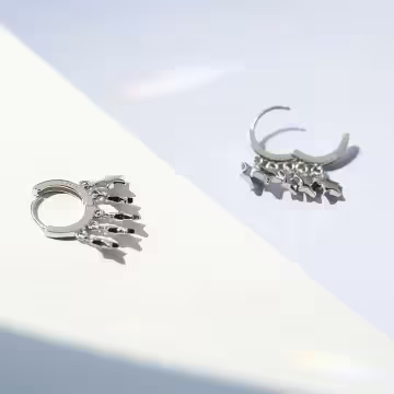 925銀針×滿天星×耳扣