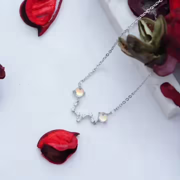 925銀飾×雙晶北斗七星×鎖骨項鍊